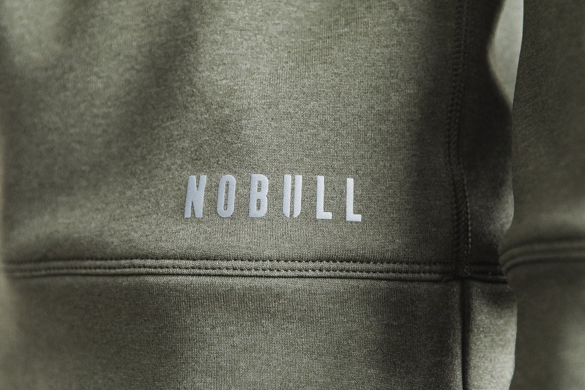 Nobull Performance Crew Men's Sweatshirts Green | Australia (AL9307)